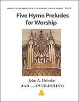 Five Hymn Preludes for Worship Organ sheet music cover